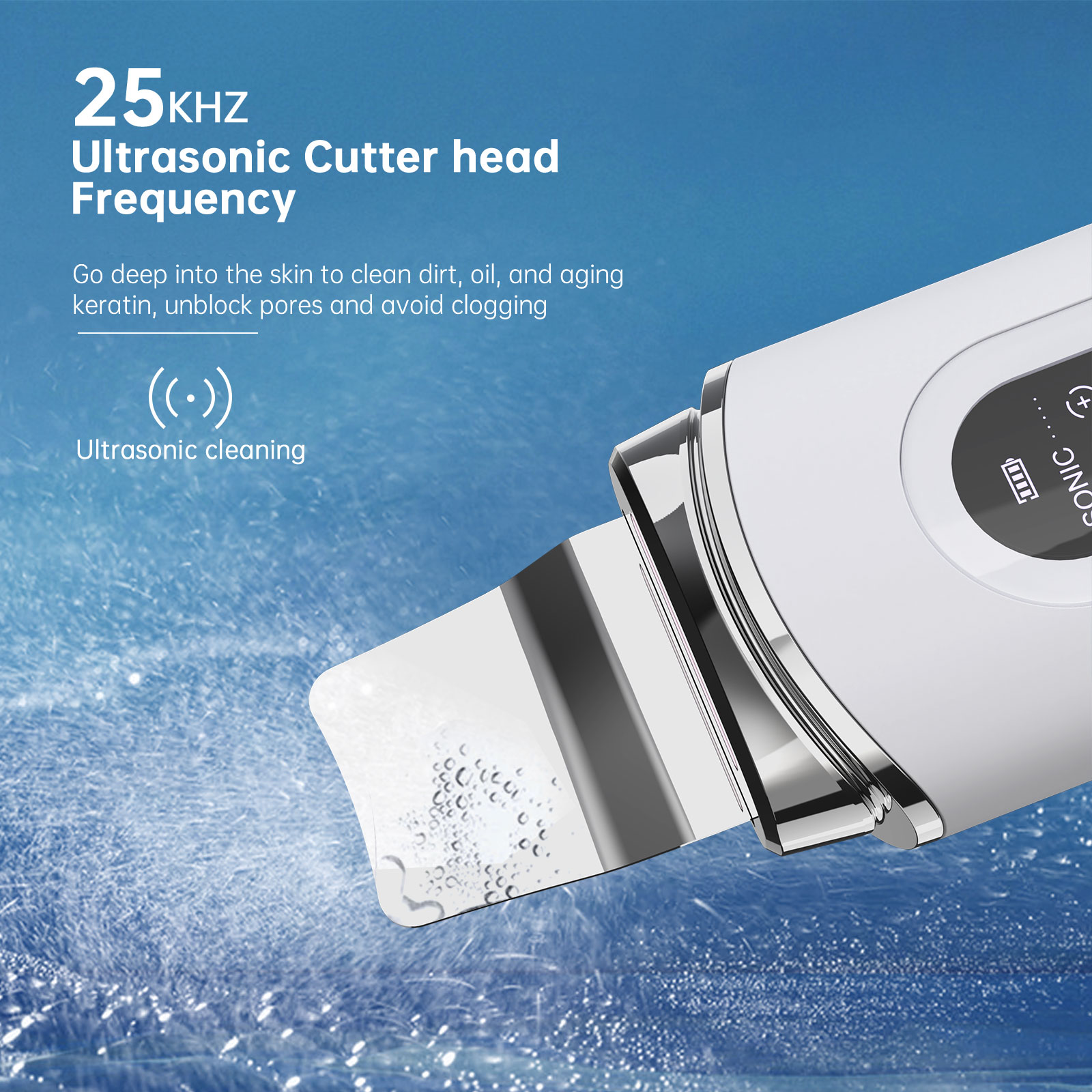 BEST Ultrasonic Skin Scrubber