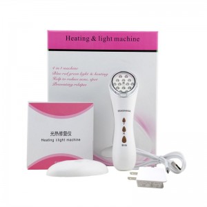 Face lifting skin care heating light machine